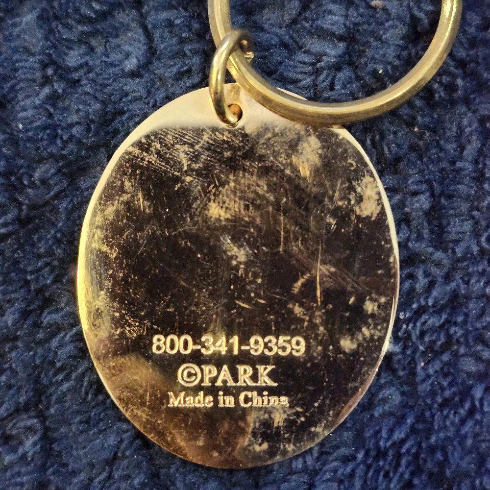Vintage Utah Gold Tone Decorative Keychain Set -